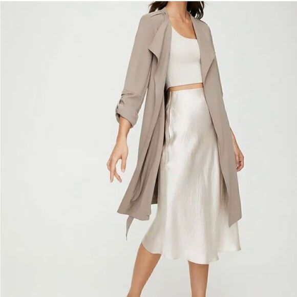 ARITZIA Babaton Quincey Trench Jacket Size S - Picture 7 of 10